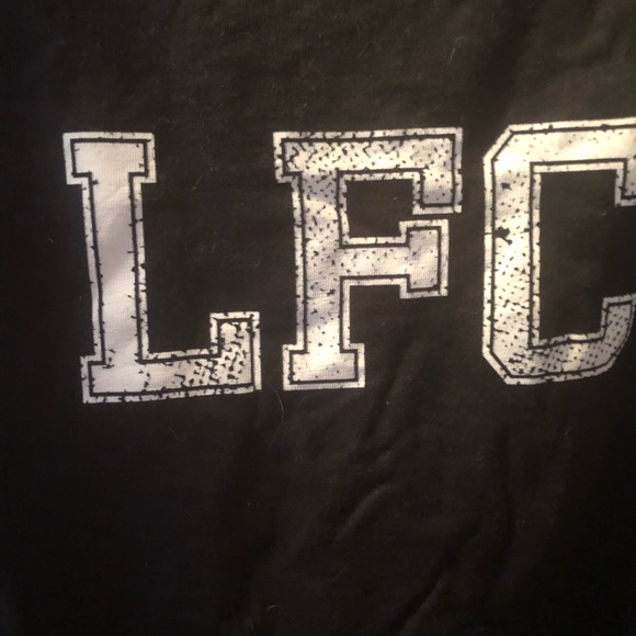 LFC Liverpool Football Club Scoop Neck Short Sleeve Black T-shirt, plus Size 5X - Picture 3 of 3